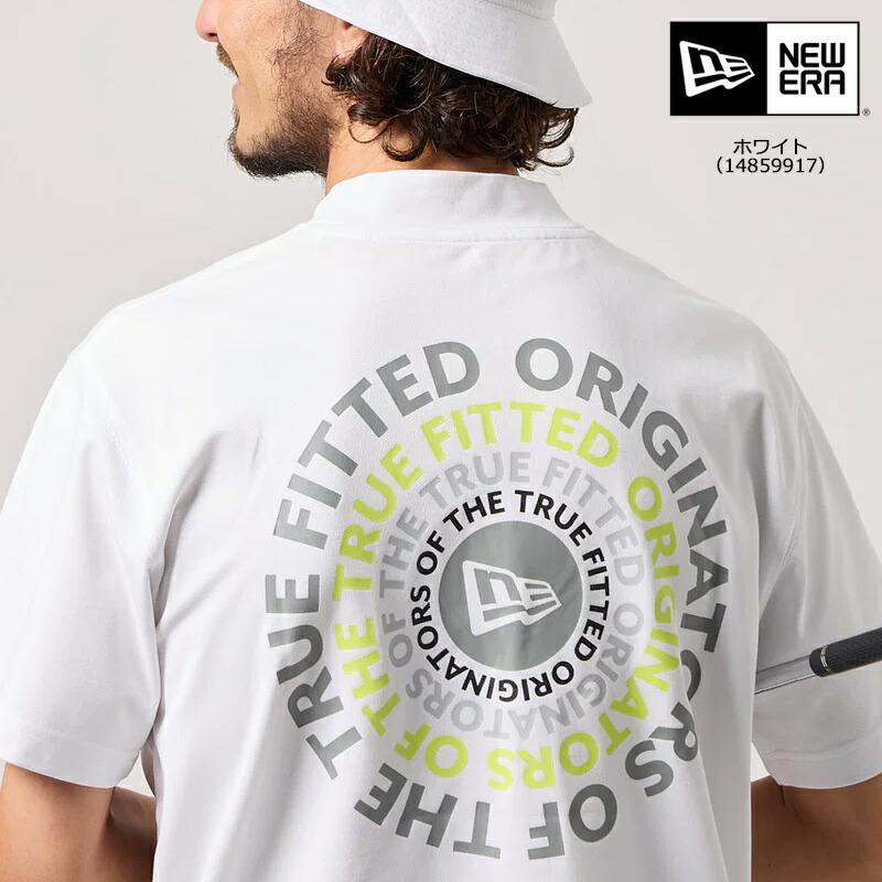 NEW ERA（ニューエラ） ゴルフ 半袖 ミッドネック Tシャツ Circle