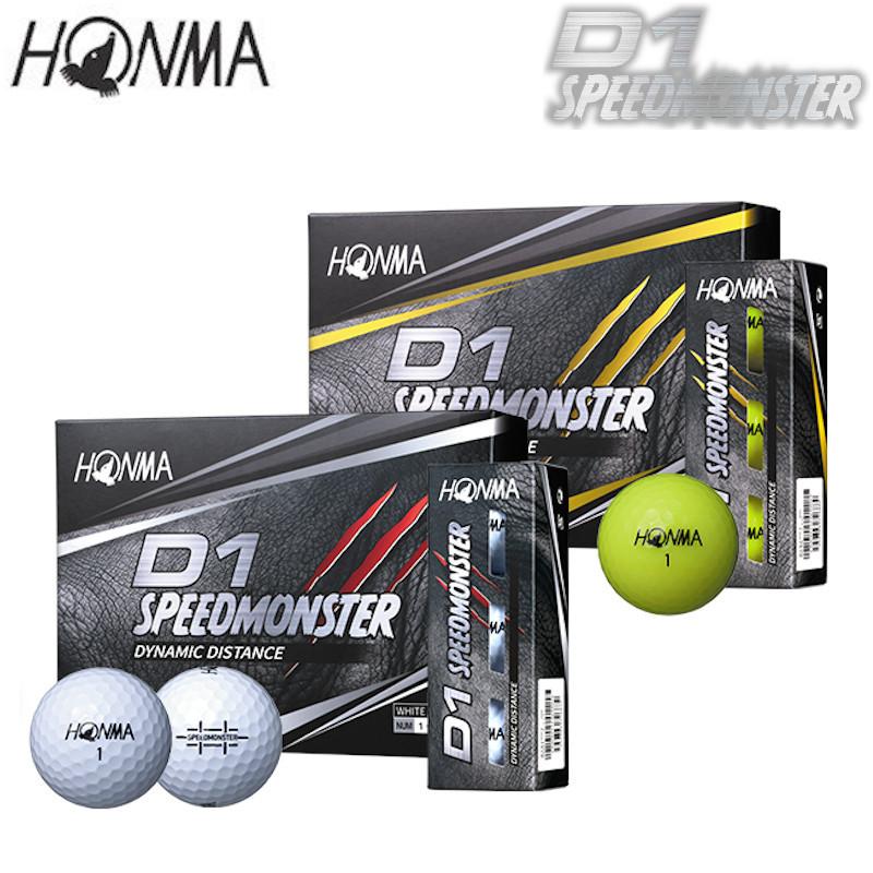 本間ゴルフ Honma D1 Speedmonster スピードモンスター 1ダース 12球 21年 ゴルフ ボール ゴルフギアサージ 通販 Paypayモール