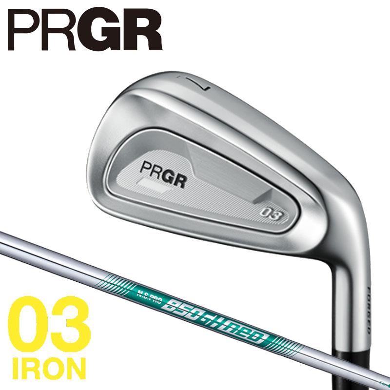プロギア 03 アイアン カーボンS シャフト 2025年 (7-A)美品 PRGR IRONs】03 アイアン〔#7-A 5本セット カーボン〕〔2025年モデル〕