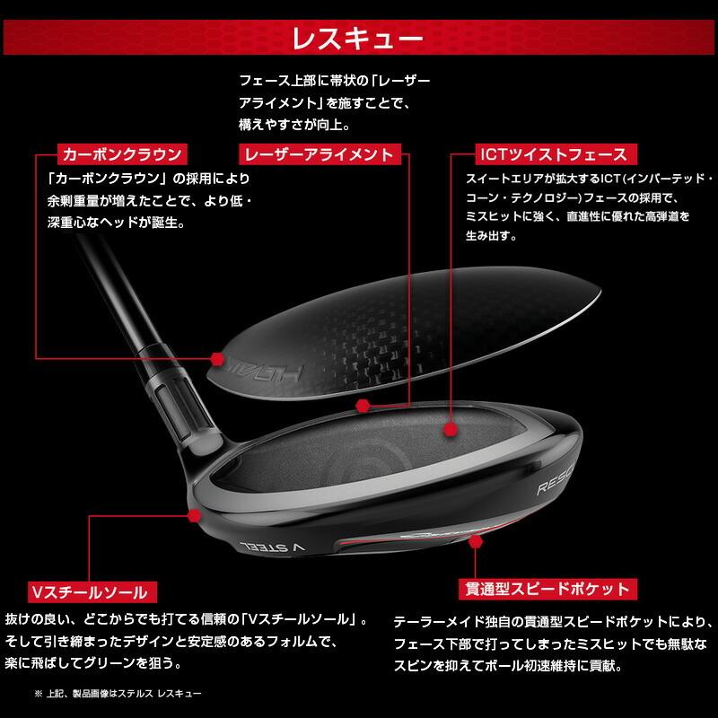 大幅値下げランキング ステルス レスキュー 4U 純正 テーラーメイド