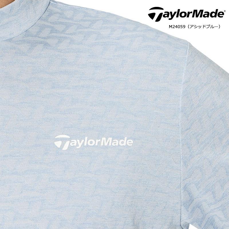 TAYLORMADE モックネックシャツとパンツセットアップネイビーホワイト