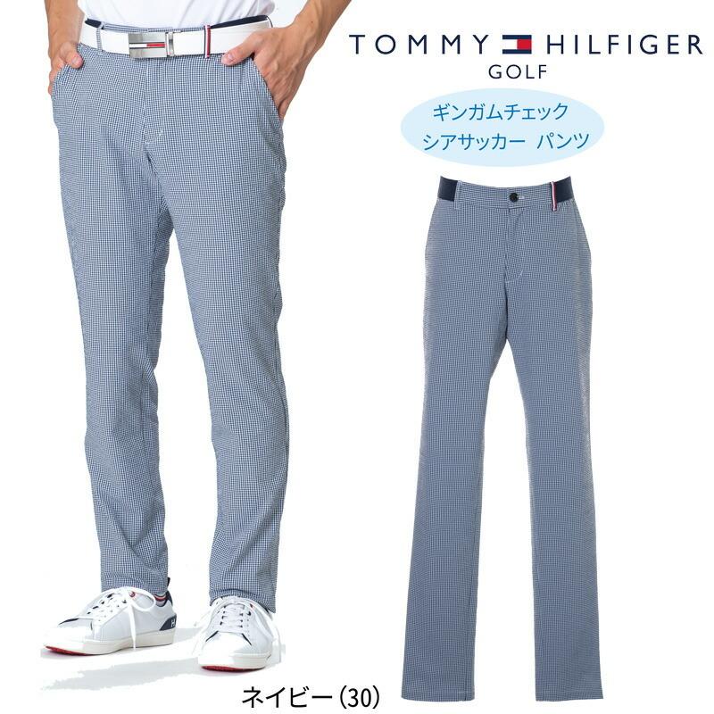 21春夏 トミーヒルフィガー ゴルフ ギンガムチェック シアサッカー パンツ Thma138 メンズ ストレッチ ロングパンツ ゴルフギアサージ 通販 Paypayモール