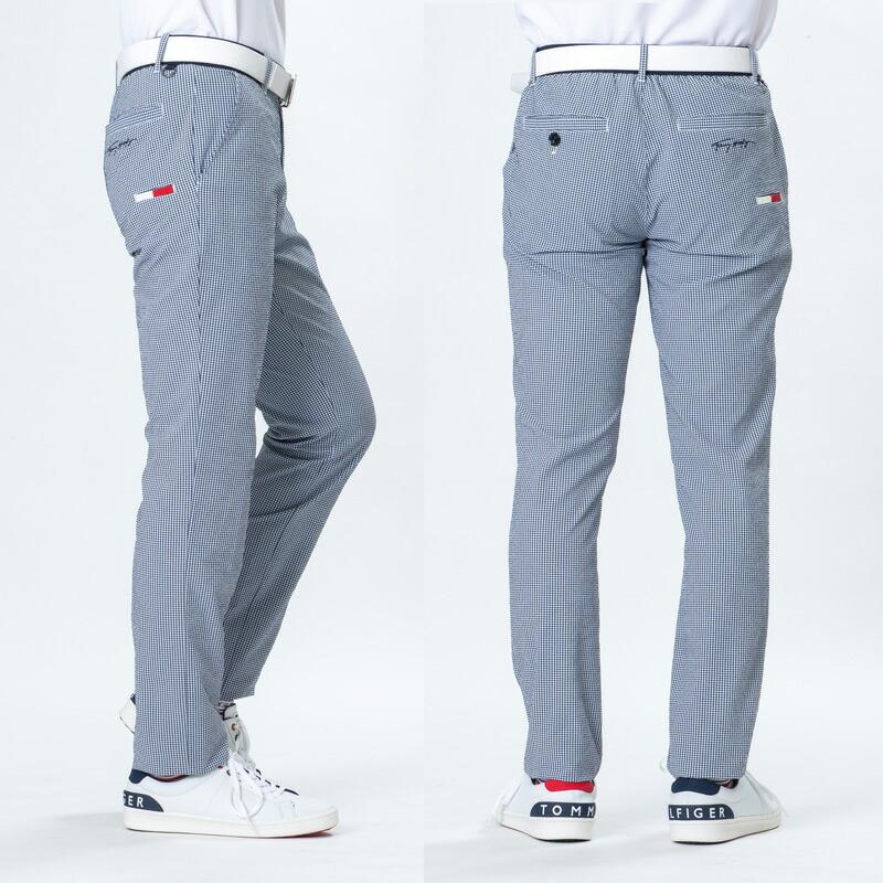 21春夏 トミーヒルフィガー ゴルフ ギンガムチェック シアサッカー パンツ Thma138 メンズ ストレッチ ロングパンツ ゴルフギアサージ 通販 Paypayモール