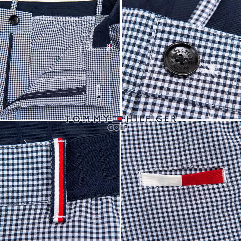 爆売り 21春夏 トミーヒルフィガー ゴルフ ギンガムチェック シアサッカー パンツ Thma138 メンズ ストレッチ ロングパンツ 工場直送 Www Muslimaidusa Org