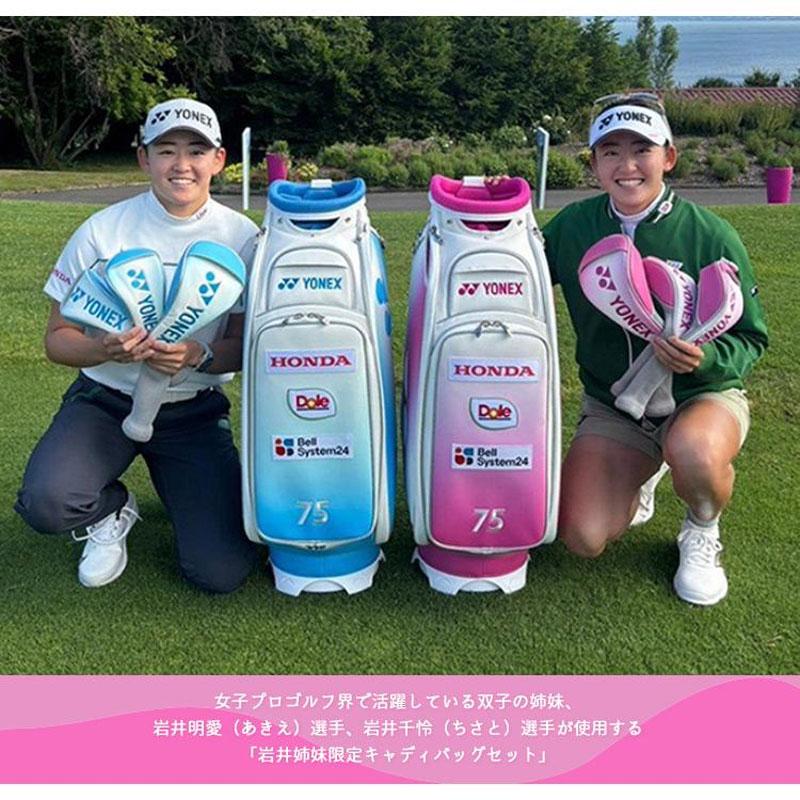 希少・デニム調】カッター＆バック キャディバッグ ヘッドカバー5点