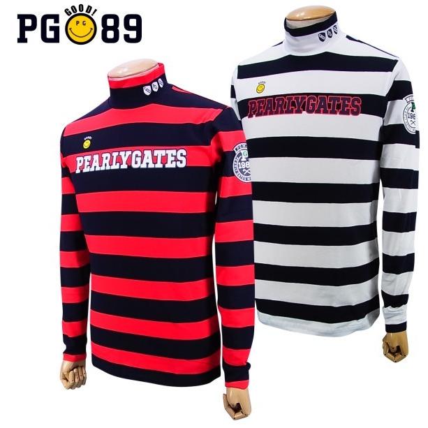 New Web限定 Pearly Gates パーリーゲイツ グッドスマイリー メンズ 長袖ボーダーモックシャツ Japan Made 053 c Club Smily 053 パーリーゲイツbyゴルフウエーブ 通販 Yahoo ショッピング