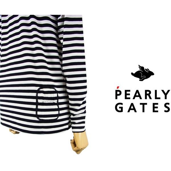 New Pearly Gates パーリーゲイツ プレミアムウォーム メンズ ボーダー ハーフジップ長袖シャツ カットソー Japan Made 053 d 053 パーリーゲイツbyゴルフウエーブ 通販 Yahoo ショッピング