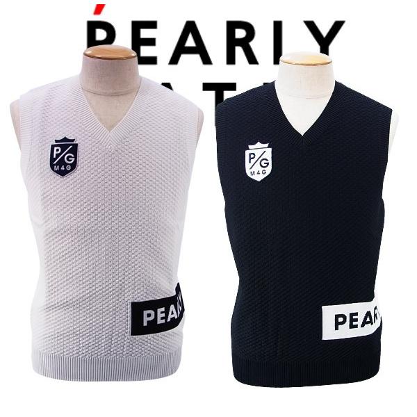 正規品 New Pearly Gates パーリーゲイツ メンズ ボックスロゴ Vネックニットベスト Japan Made 053 21af アウトレット送料無料 Iniciatupyme Cl