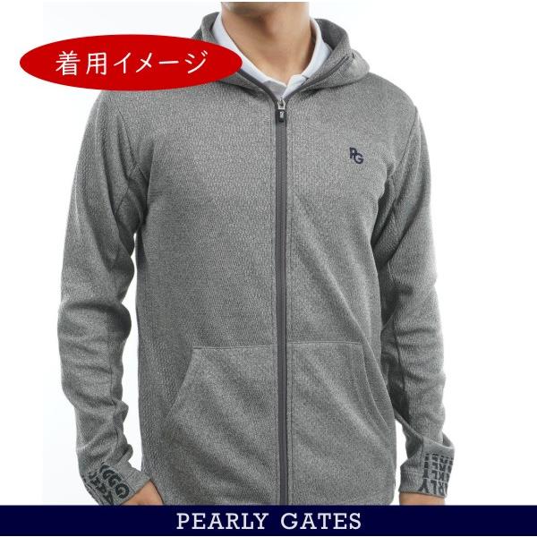 【NEW】PEARLY GATES パーリーゲイツ グラデーションロゴ！ハニカムメッシュ メンズ フルジップパーカー =JAPAN MADE= 053-2262805/22C【GRD】 