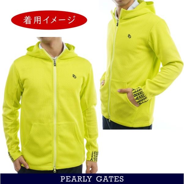 【NEW】PEARLY GATES パーリーゲイツ グラデーションロゴ！ハニカムメッシュ メンズ フルジップパーカー =JAPAN MADE= 053-2262805/22C【GRD】 