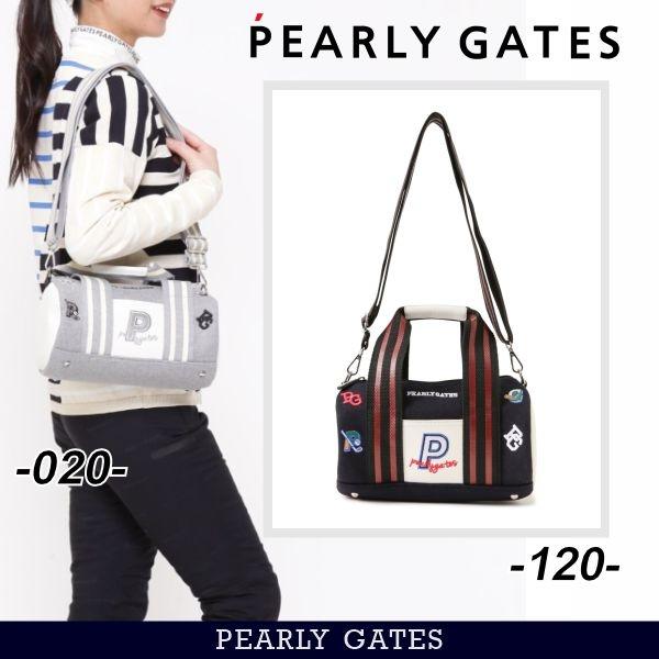 パーリーゲイツ　カレッジワッペン　カートバッグ PEARLY GATES（パーリーゲイツ） 【PREMIUM SALE 50%超OFF】 カレッジ
