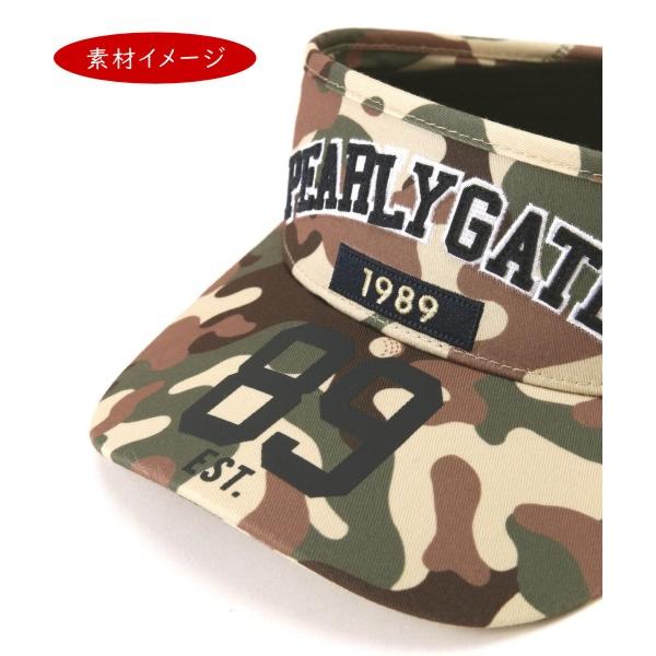 【NEW】PEARLY GATES パーリーゲイツ CAMO！CAMO！リサイクルツイル 裏起毛バイザー 053-4187006/23D｜golfwaveonline2｜03