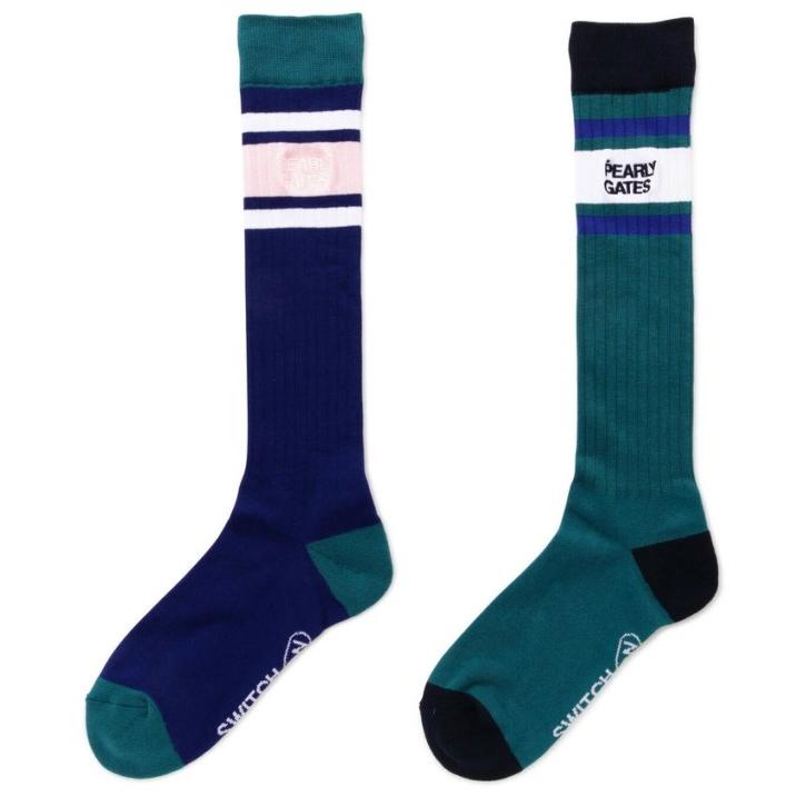 PEARLY GATES ハイカット NEW】PEARLY GATES パーリーゲイツ メンズ リブラインハイソックス