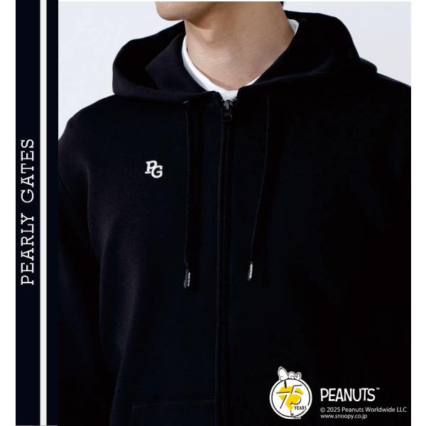 PEARLY GATES 【SNOOPY】COEコットンAir フルジップフーディ ＜メンズ