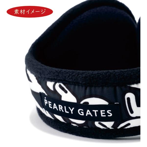 パーリーゲイツ カモワッペン ネックウォーマー イヤーウォーマー