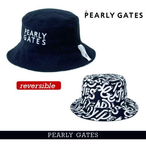 ゴルフ レディース帽子バケットハット／PEARLY GATES パーリーゲイツ パーリーゲイツ PG リボン紐付きフレアバケットハット レディース