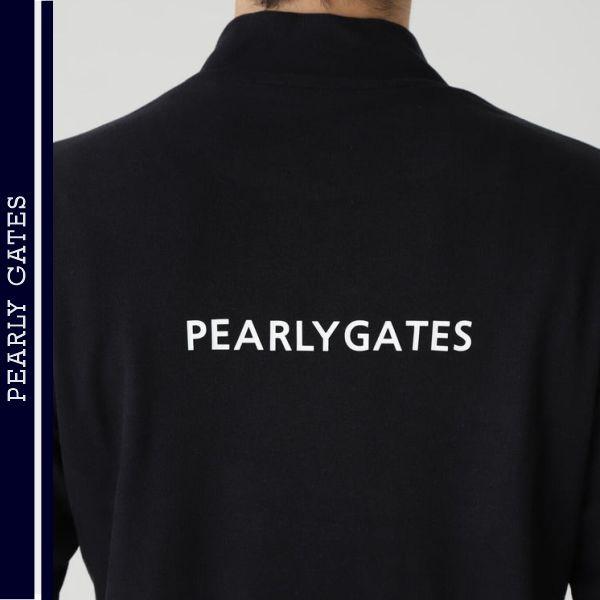 パーリーゲイツメンズ長袖シャツ黒 PGG ハーフジッププルオーバーサイズ4 PEARLY GATES（パーリーゲイツ） 【NEW】PEARLY GATES セルヒート