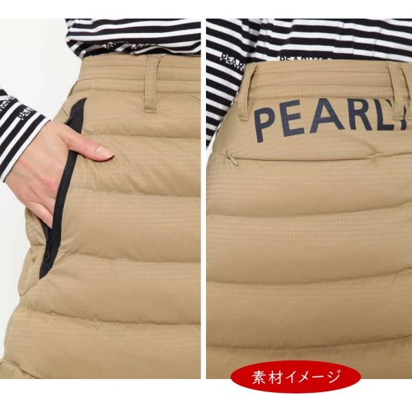【PREMIUM CHOICE】PERLYGATES パーリーゲイツ 発熱/保温フレアボール テクノストレッチ 中わたキルティングスカート 055-3134006/22D【DOWN-BOUKAN】 