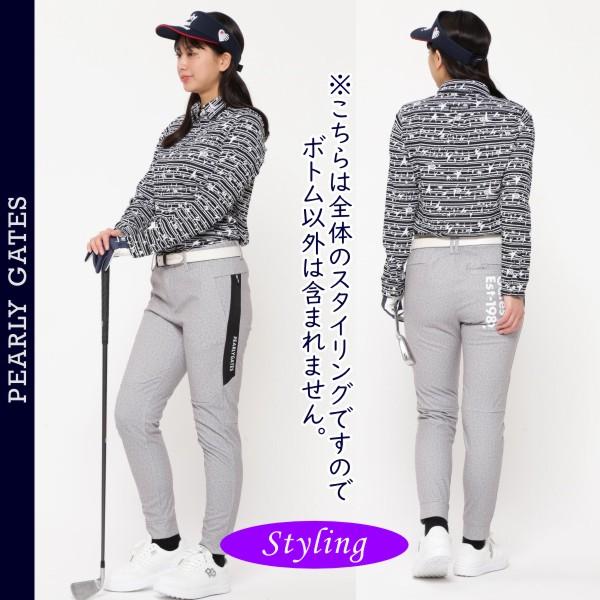 パーリーゲイツ PEARLY GATES ジョガーパンツ グレー サイズ5 PEARLY GATES（パーリーゲイツ） 【PREMIUM CHOICE】 ”New History