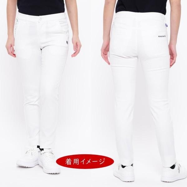 【PREMIUM SALE 30%超OFF】PEARLYGATES パーリーゲイツ レディス 超長綿ライジングドビーパンツ 055-5131202/25AF【正規品】の画像