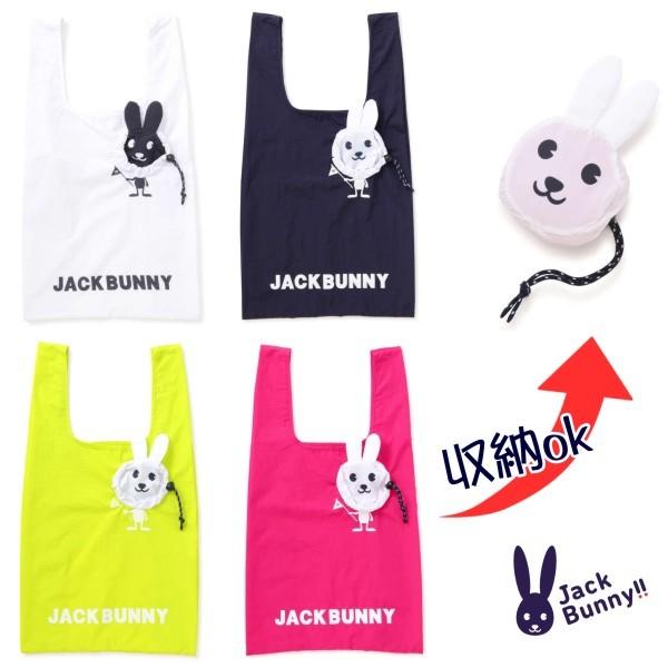 NEW Jack Bunny by PEARLY GATES 262-2181120 クリスマスファッション ジャックバニー 2021新入荷 ラビットフェイス 22A エコバッグ マルシェバッグ