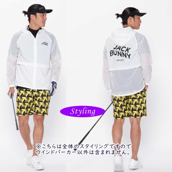 【PREMIUM SALE】Jack Bunny!! by PEARLY GATES ジャックバニー!! バックロゴ！ナイロンタフタ メンズ フルジップフーディブルゾン 262-3220801/23C｜golfwaveonline2｜07