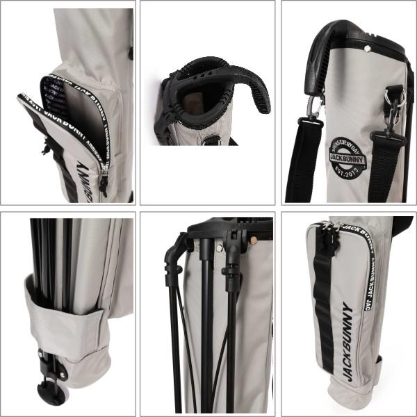 【超美品】 【NEW】Jack Bunny!! by PEARLY GATES ジャックバニー!! ロゴファスナー 定番系 セルフスタンドバッグ 262-3984708/23C 【F1996174933】(10010円)