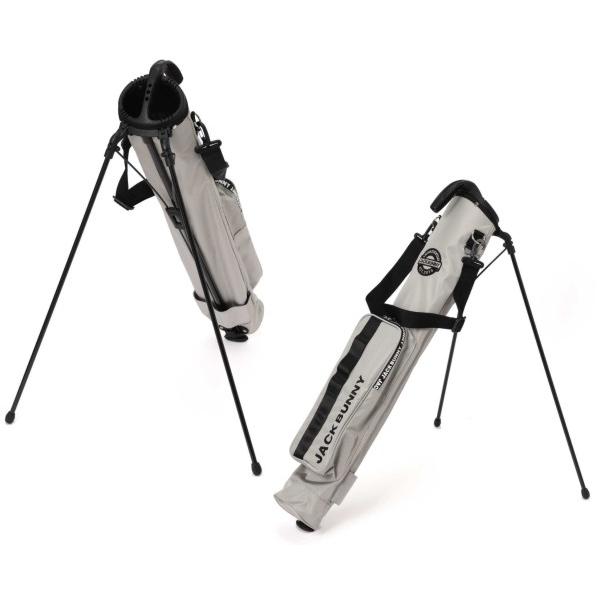 【超美品】 【NEW】Jack Bunny!! by PEARLY GATES ジャックバニー!! ロゴファスナー 定番系 セルフスタンドバッグ 262-3984708/23C 【F1996174933】(10010円)