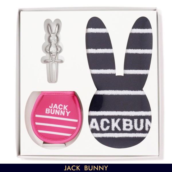 【NEW】Jack Bunny!! by PEARLY GATES ジャックバニー!! グリーンフォーク/タオル/ポーチ JBラビットギフトセット 262-4984227/24AF｜golfwaveonline2｜04