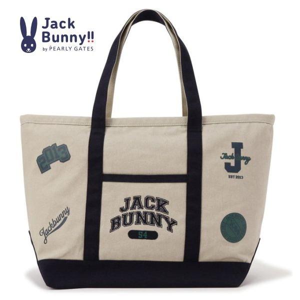 新品 パーリーゲイツ ジャックバニー トートバッグ ベージュ 男女兼用モデル Jack Bunny!!（ジャックバニー） 【NEW】Jack Bunny!! by PEARLY GATES