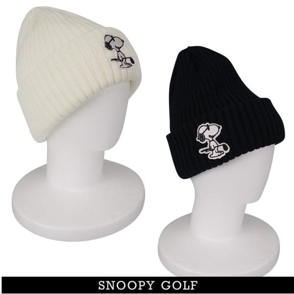 【NEW】SNOOPY GOLF スヌーピーゴルフ ジョー・クール/スヌーピー ニットキャップ PEANUTS 642-3287101/23D｜golfwaveonline2｜02