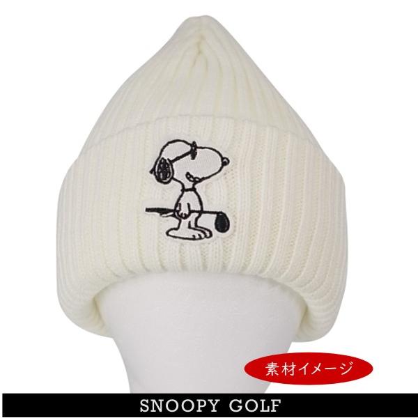 【NEW】SNOOPY GOLF スヌーピーゴルフ ジョー・クール/スヌーピー ニットキャップ PEANUTS 642-3287101/23D｜golfwaveonline2｜03