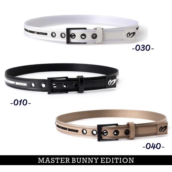 【NEW】マスターバニーbyパーリーゲイツ MASTER BUNNY EDITION スクエアバックル テープベルト 758-3282803