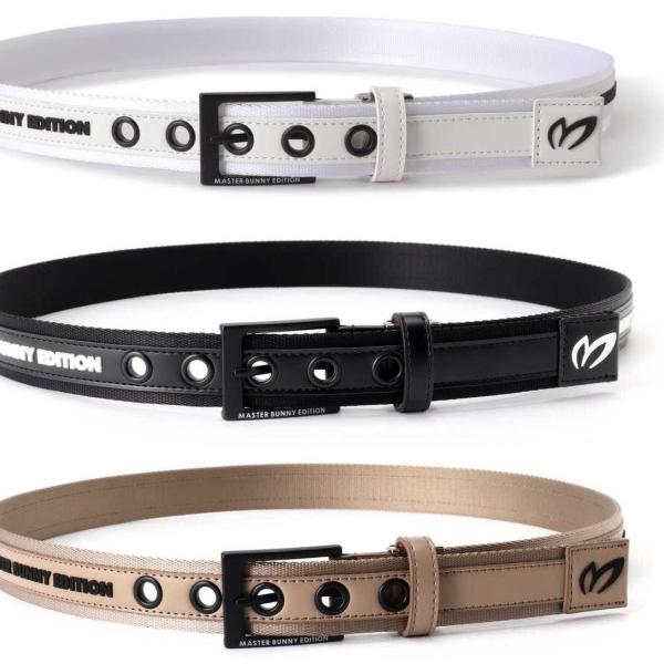 【NEW】マスターバニーbyパーリーゲイツ MASTER BUNNY EDITION スクエアバックル テープベルト 758-3282803