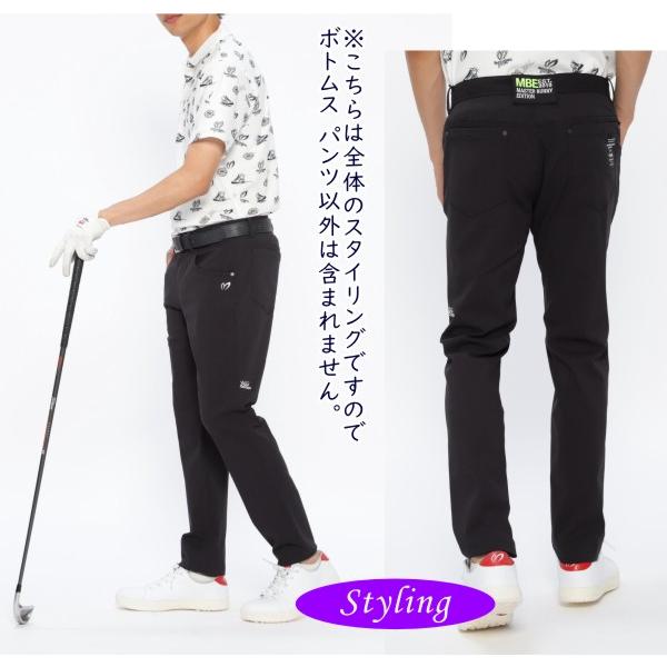 新品 パーリーゲイツ マスターバニー ドット柄 ストレッチパンツ(4)M/黒 新品 パーリーゲイツ マスターバニー ドット柄 ストレッチパンツ(4)M/黒