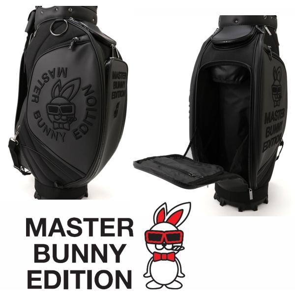 【NEW】マスターバニーbyパーリーゲイツ異素材MIX≪PRO仕様 STABLE-モデル≫SWAGGY BUNNY＜ダーティーラビット＞キャディバッグ 47インチ対応 758-6980301/26Aの画像