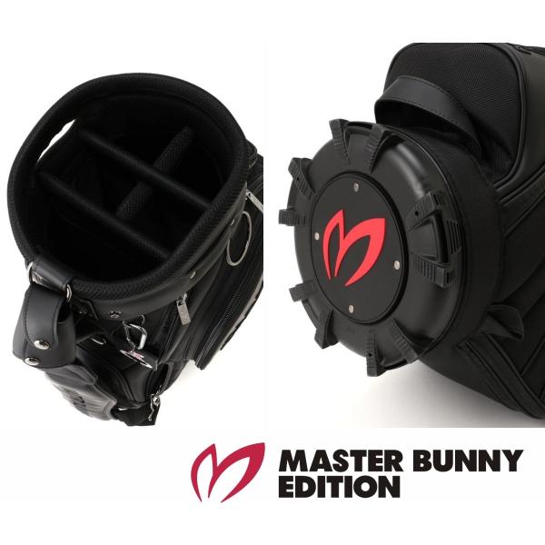 【NEW】マスターバニーbyパーリーゲイツ異素材MIX≪PRO仕様 STABLE-モデル≫SWAGGY BUNNY＜ダーティーラビット＞キャディバッグ 47インチ対応 758-6980301/26Aの画像