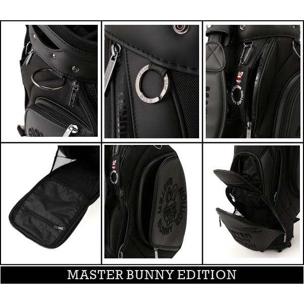【NEW】マスターバニーbyパーリーゲイツ異素材MIX≪PRO仕様 STABLE-モデル≫SWAGGY BUNNY＜ダーティーラビット＞キャディバッグ 47インチ対応 758-6980301/26Aの画像