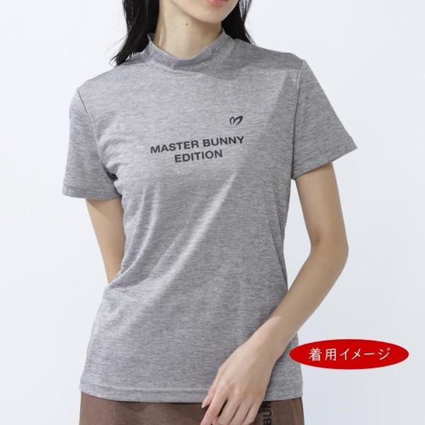 【PREMIUM CHOICE】マスターバニーbyパーリーゲイツ MASTER BUNNY EDITION レディス ベアメッシュ半袖モック シャツ/カットソー 759-5267702/25B【正規品】の画像