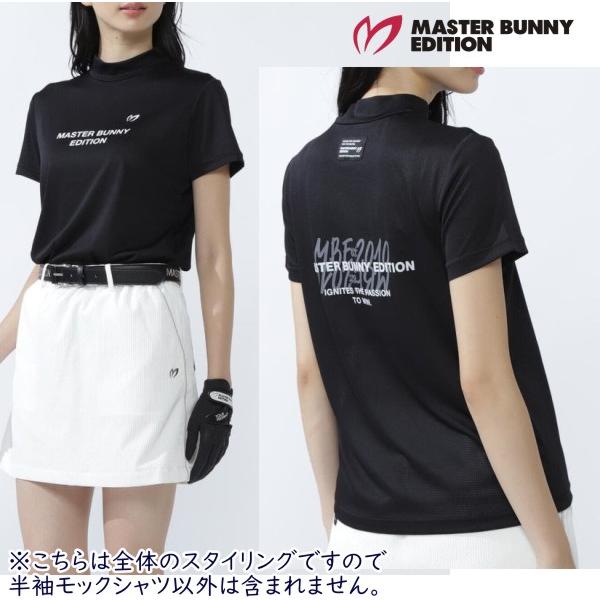 【PREMIUM CHOICE】マスターバニーbyパーリーゲイツ MASTER BUNNY EDITION レディス ベアメッシュ半袖モック シャツ/カットソー 759-5267702/25B【正規品】の画像