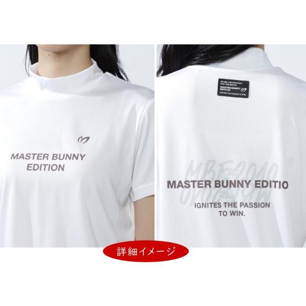 【PREMIUM CHOICE】マスターバニーbyパーリーゲイツ MASTER BUNNY EDITION レディス ベアメッシュ半袖モック シャツ/カットソー 759-5267702/25B【正規品】の画像