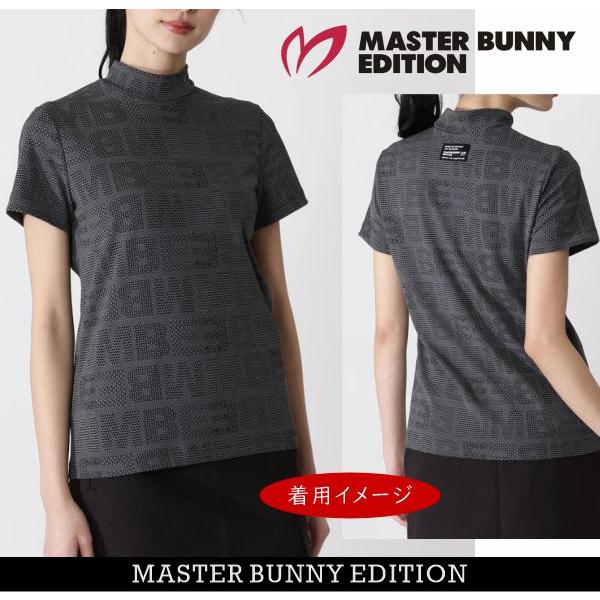 【NEW】マスターバニーbyパーリーゲイツ MASTER BUNNY EDITION レディス チェックジャガード半袖モックシャツ =MADE IN JAPAN= 759-6167306/26A【正規品】_3