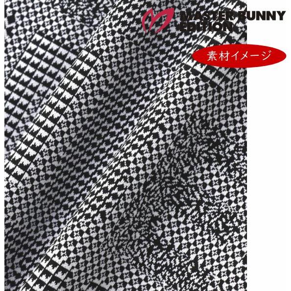 【NEW】マスターバニーbyパーリーゲイツ MASTER BUNNY EDITION レディス チェックジャガード半袖モックシャツ =MADE IN JAPAN= 759-6167306/26A【正規品】_4