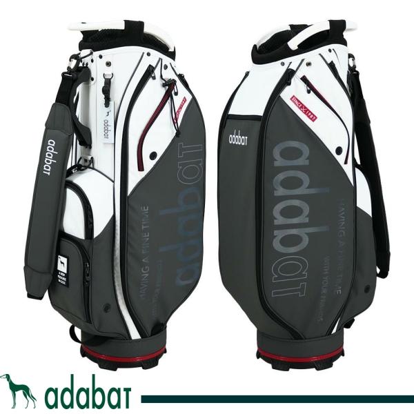 再値下げ！アダバット　ゴルフバッグ　キャディーバック　adabat 新品　未使用 adabat（アダバット） ゴルフ キャディバッグ カート型 9型 47インチ