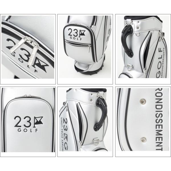 New】23区GOLF・2 in 1 BEST STYLE ! キャディバッグ+セルフスタンドの 