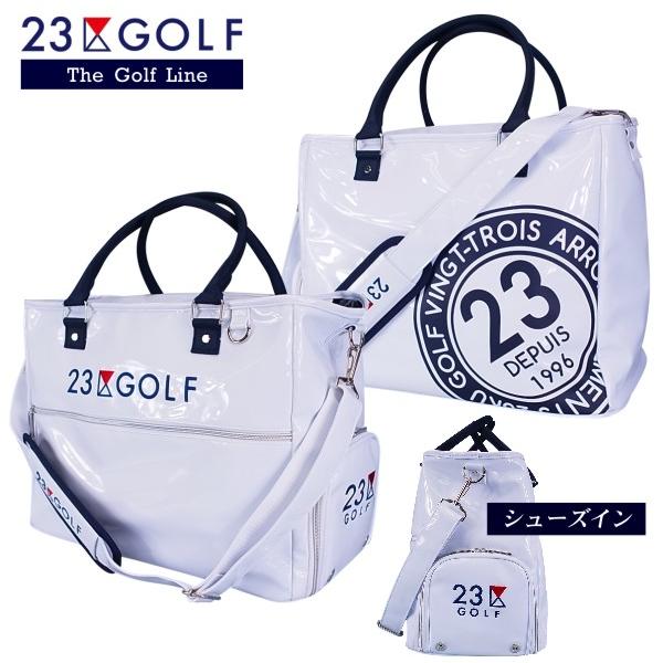 23区GOLF クラブロゴシリーズ BIG LOGO エナメルスタイル 23区GOLF クラブロゴシリーズ BIG LOGO エナメルスタイル