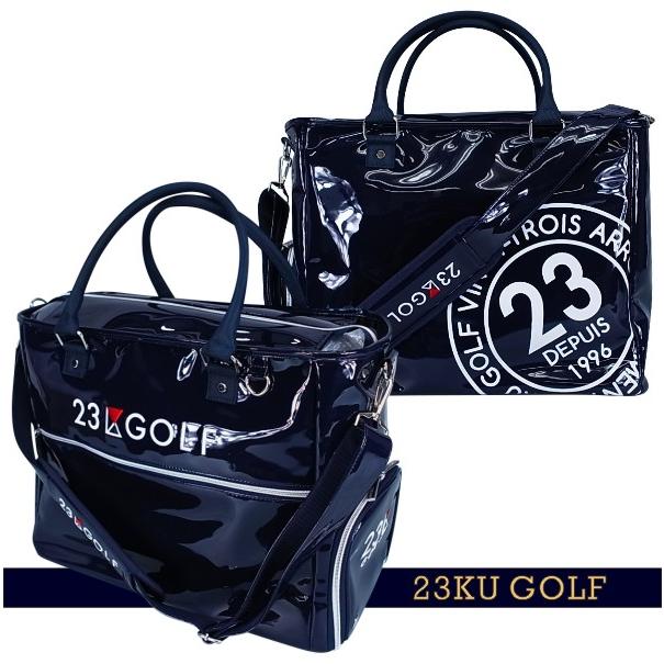 23区GOLF クラブロゴシリーズ BIG LOGO エナメルスタイル 23区GOLF クラブロゴシリーズ BIG LOGO エナメルスタイル