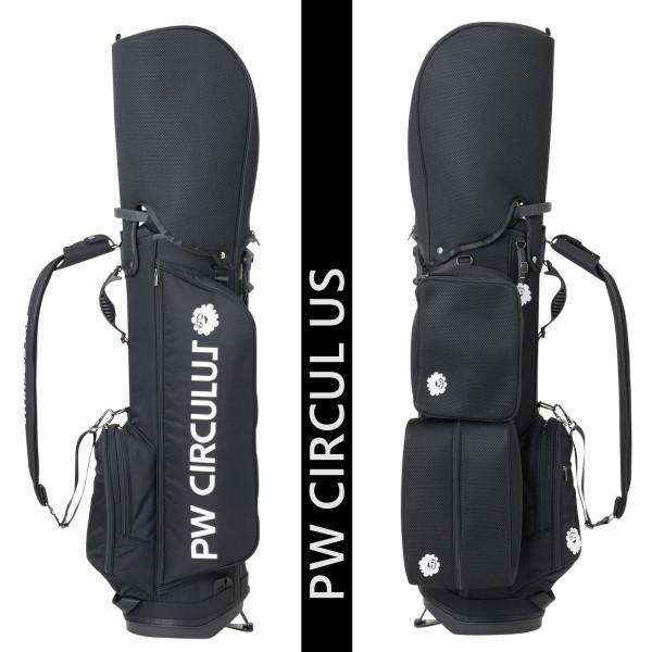 【美品】PW CIRCULUS ピーダブルサーキュラス　ゴルフ用シューズケース PW CIRCULUS（ピーダブリュサーキュラス） 【オウンネームサービス
