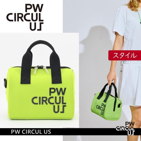【PREMIUM SALE】【春のゴルフ応援企画】【PW CIRCULUS・ピーダブリュサーキュラス】【UNISEX】PWロゴボストンカートバッグ【BO7IGM-0331】【B-29】【SG-003】の画像