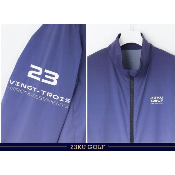 23区 GOLF ストレッチ·撥水　中綿　パディング　ブルゾン　ゴルフ　ネイビー セール】 【MEN】中綿ブルゾン （ブルゾン）｜23区GOLF